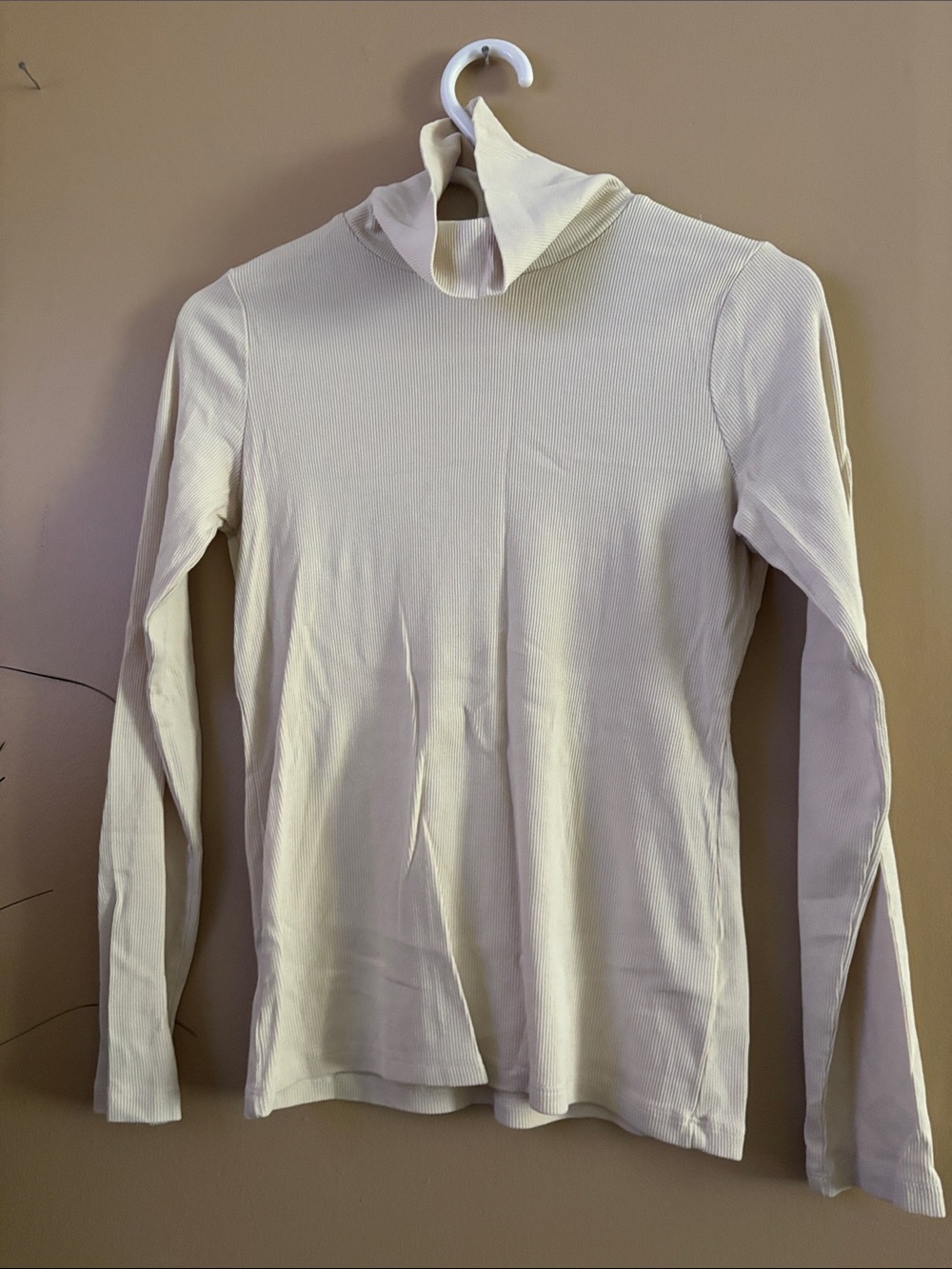 Joe Fresh Kid Girls Ribbed Cream Ribbed Top